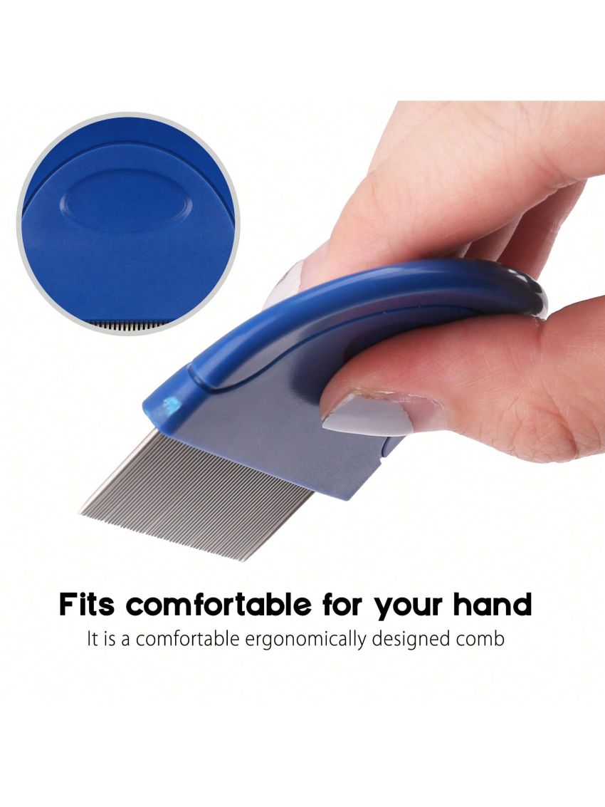 Flea Comb for Cat Dog, Pet Hair Removal Comb