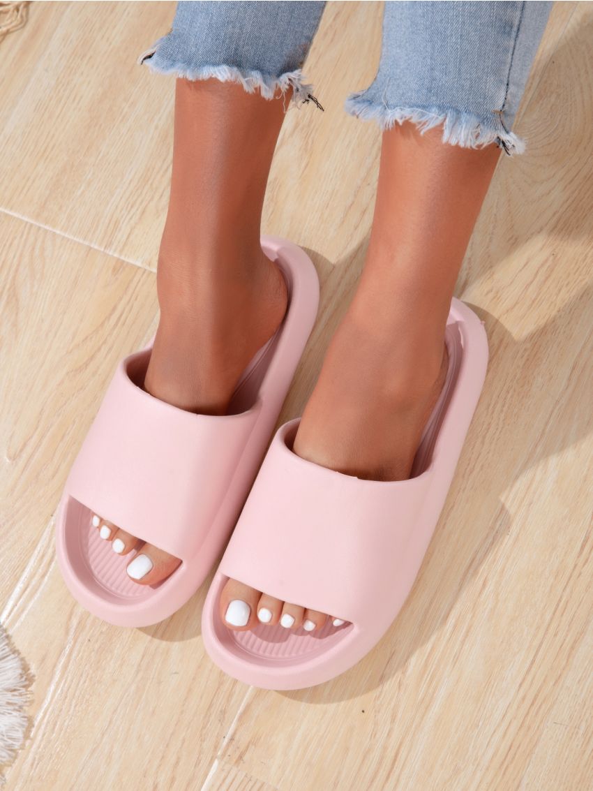 Minimalist Open Toe Slides