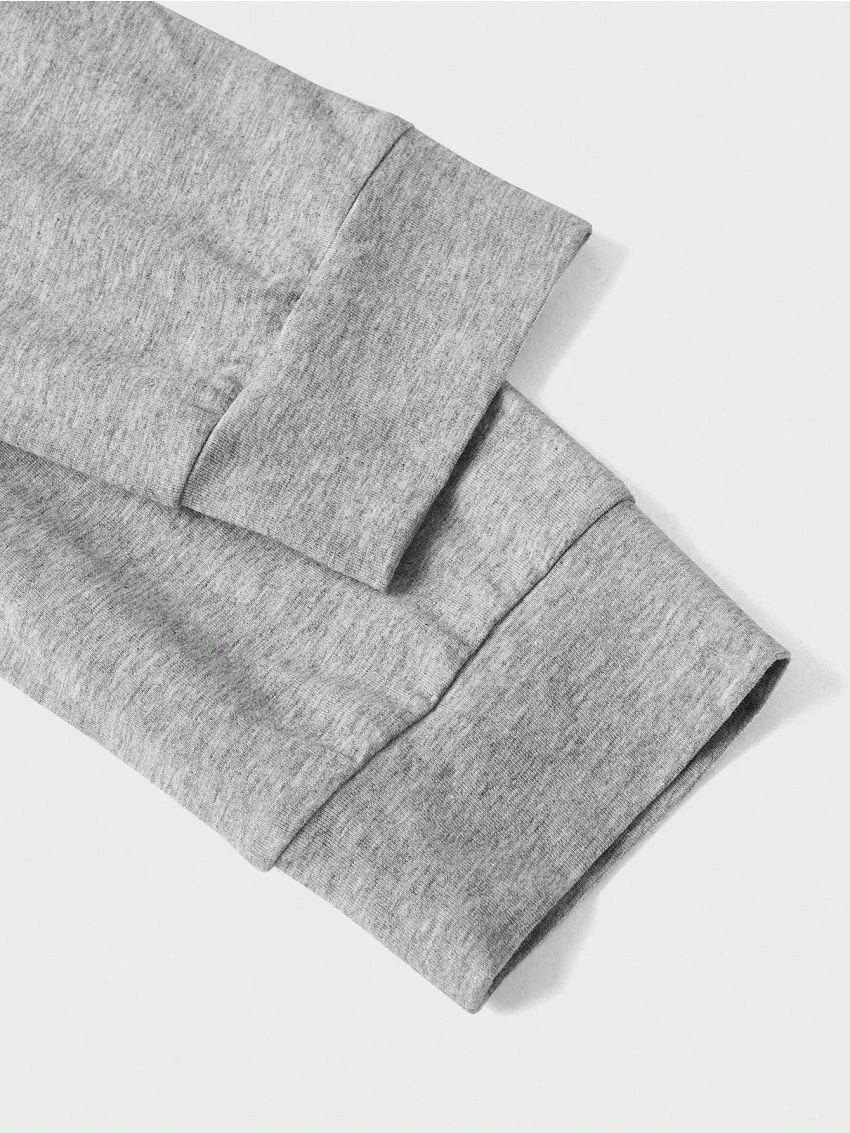 SHEIN Men Button Front Solid Sleep Romper