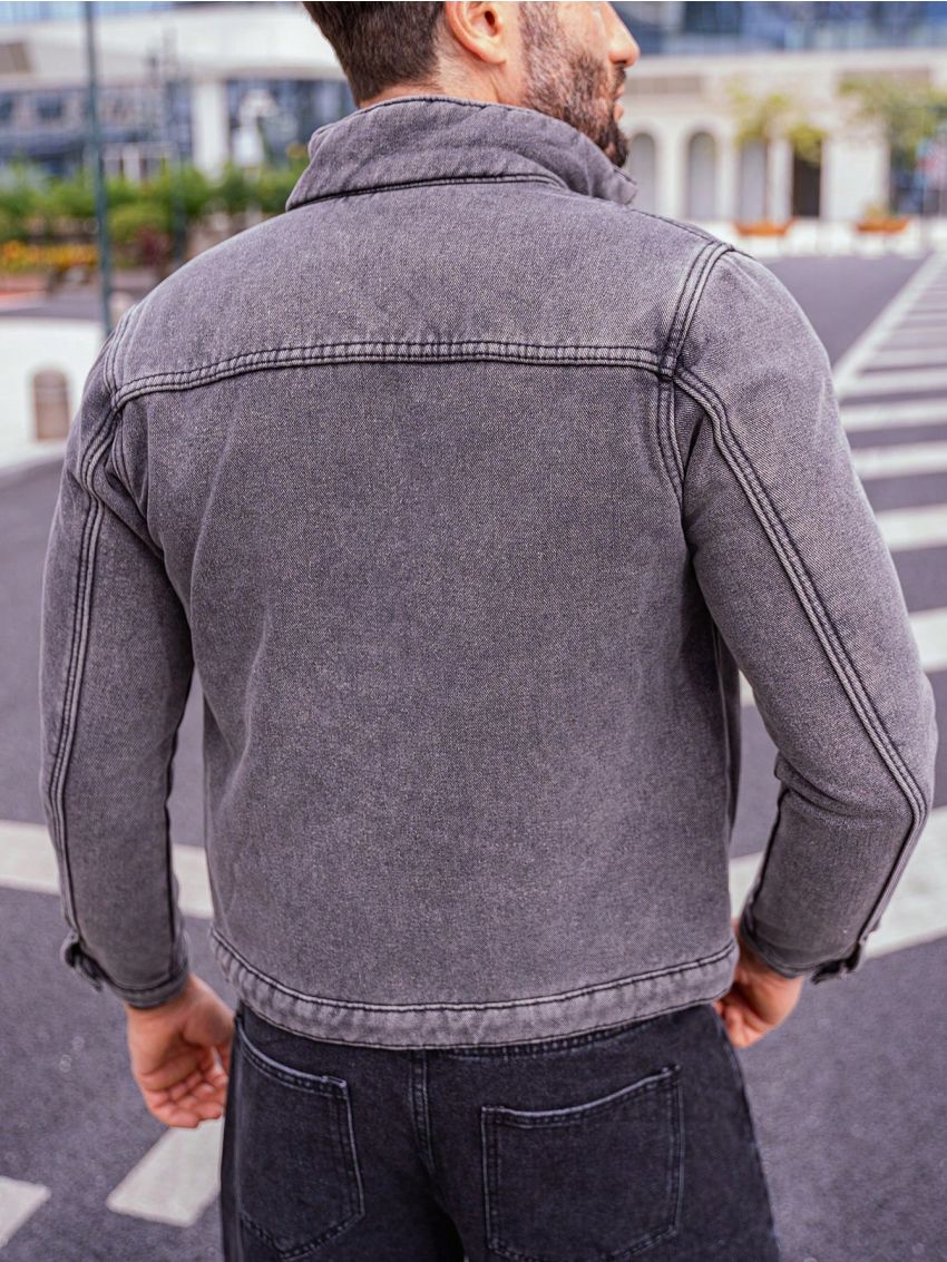 Men's Long Sleeve Denim Jacket