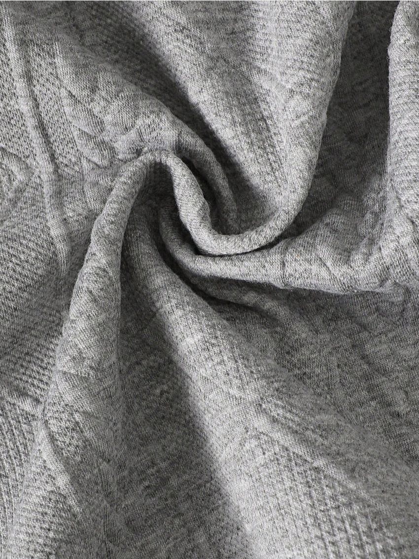 SHEIN Kids QTFun Boys' College Style Solid Color Hooded Cardigan For Spring & Autumn