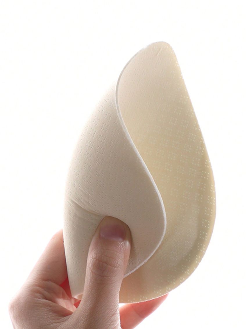 1pair Invisible Breathable Thickened Bra Inserts For Cleavage Enhancement, Flesh Color