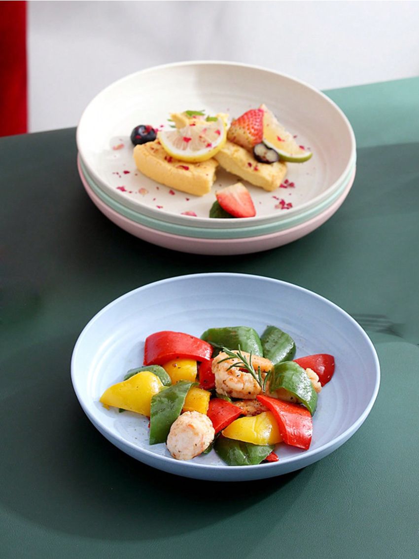 1pc Household Plate For Western-style Food, Snack, Fruit, Bone-shaped