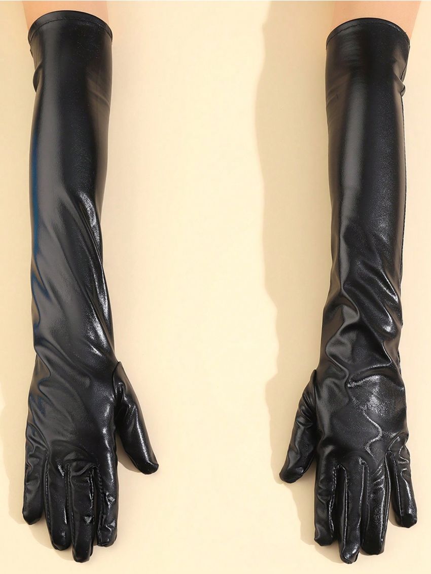 1pc Long Elastic Women's Party Dance Sleeve Gloves