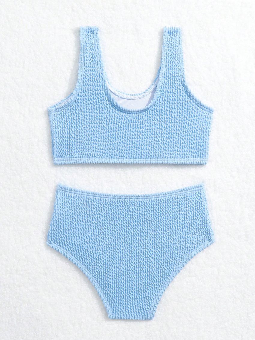 Baby Swimsuit Unisex Style Two Piece Swimwear, Made With Soft Textured Ribbing Fabric