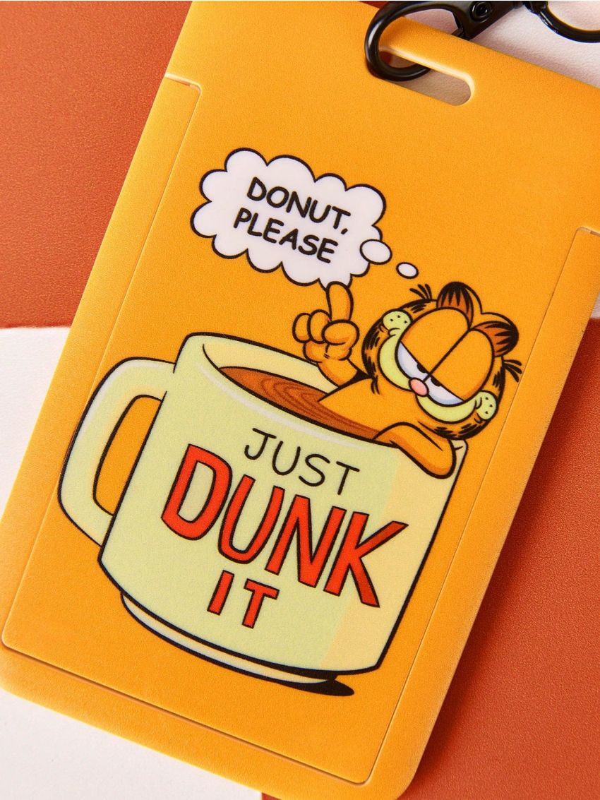 GARFIELD X SHEIN Cartoon Graphic Card Holder