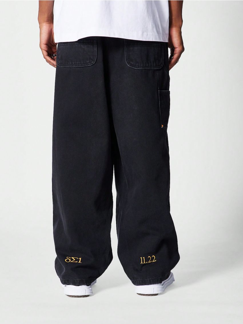 SUMWON Loose Fit Carpenter Jean