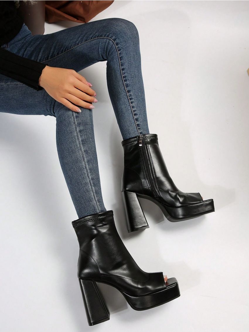 New Arrival Spring & Autumn Fashionable Single Ankle Boots For Daily Wear
