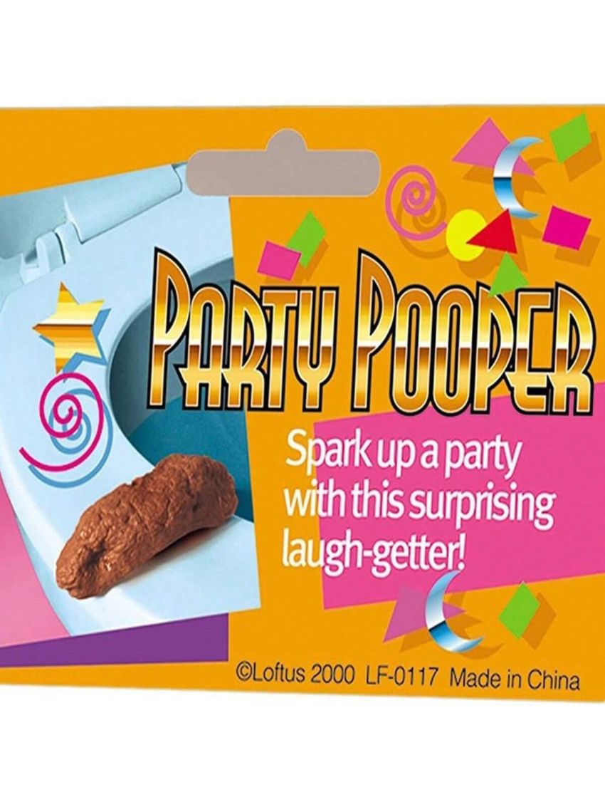 Loftus Gross Party Pooper Fake Poo Toy, Brown, Fake Poop Realistic Halloween Novelty Floating Fake Poo Toys for April Fools' Day Prank Tricky Toys Prank Props