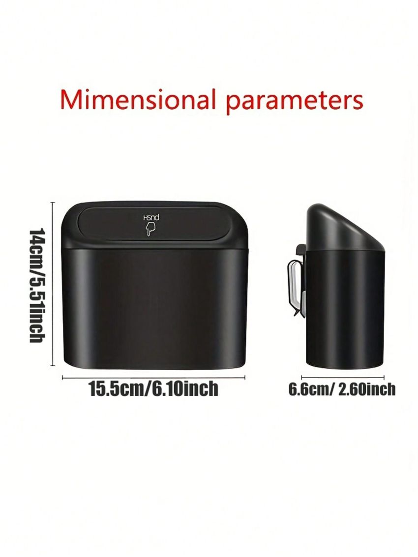 Cute Cartoon Car Trash Can, Side Door Hanging Storage Box, Mini Car Trash Can For Car And Home Use