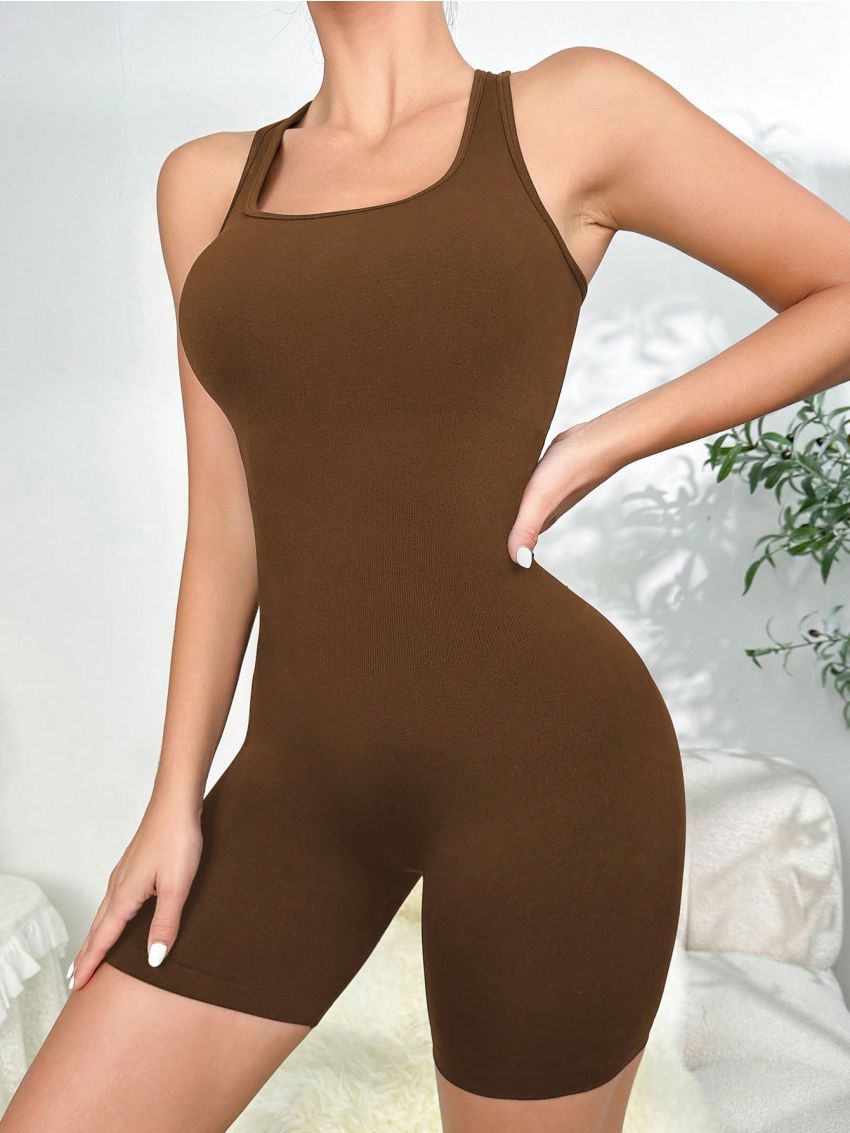 Solid Shapewear Bodysuit