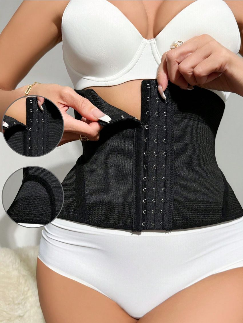 Plus Size Triple Buckle Waist Cincher