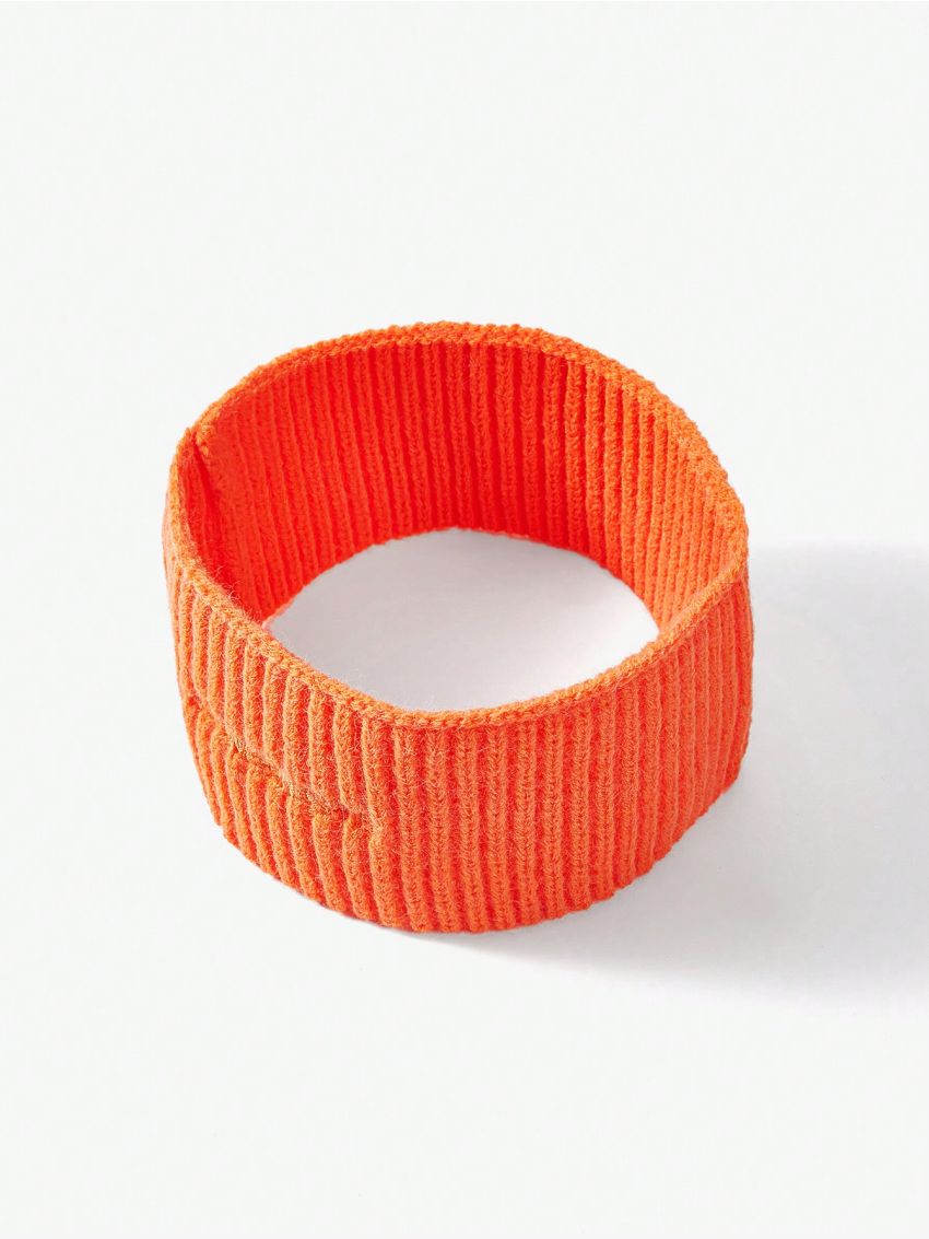 SHEIN SXY Solid Rib Knit Headband