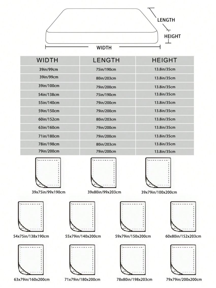 Blue Waterproof Mattress Protector