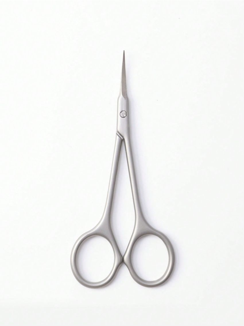 1pc Stainless Steel Russian Style Dead Skin Scissors With Colorful Handle