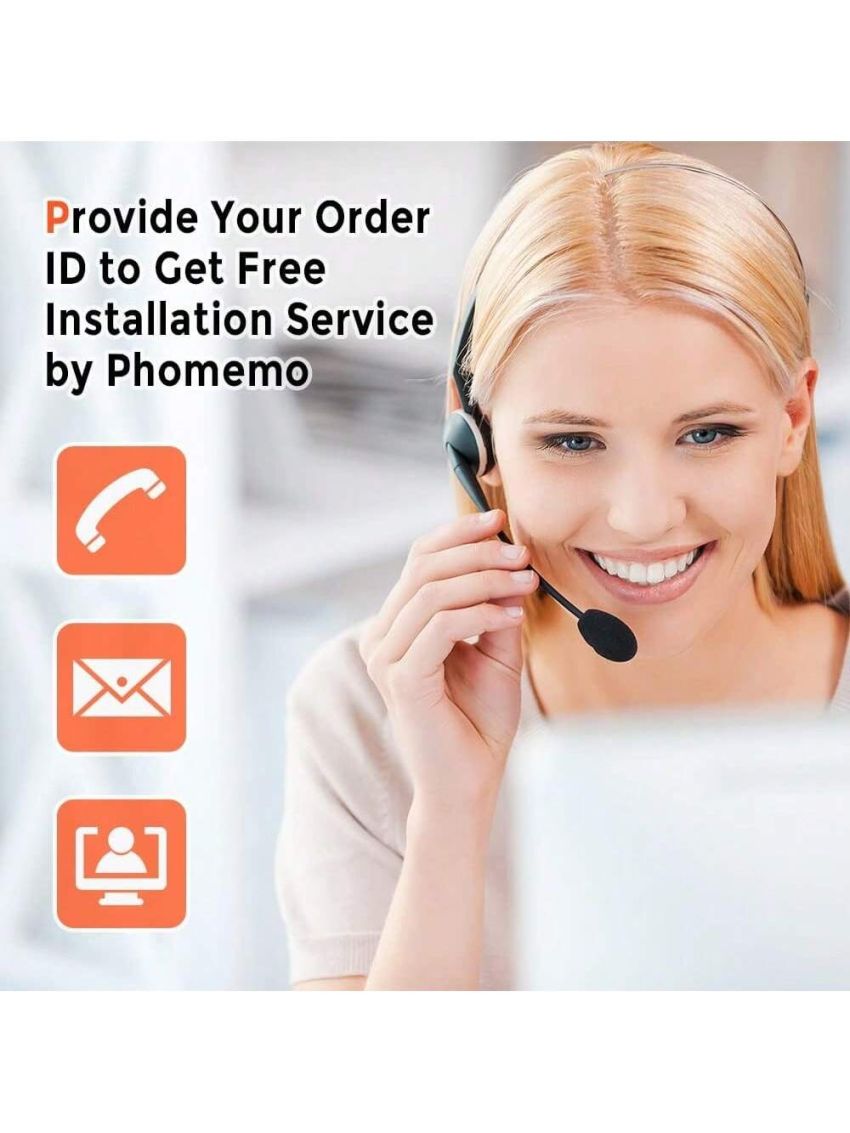 Phomemo M220 Thermal Bluetooth Label Makers - Wireless Thermal Label Maker for Address, Labeling, Mailing, File Folder Label, Office Supplies Organizing, Easy to Use, Portable Sticker Label Printer with 1 Roll Labels