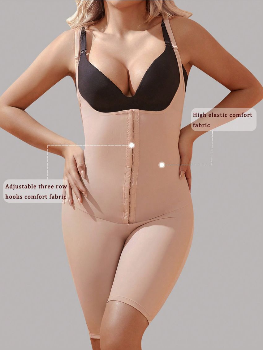 Women's Hook-And-Eye Closure Adjustable Shoulder Straps Flat-Angle Control Romper