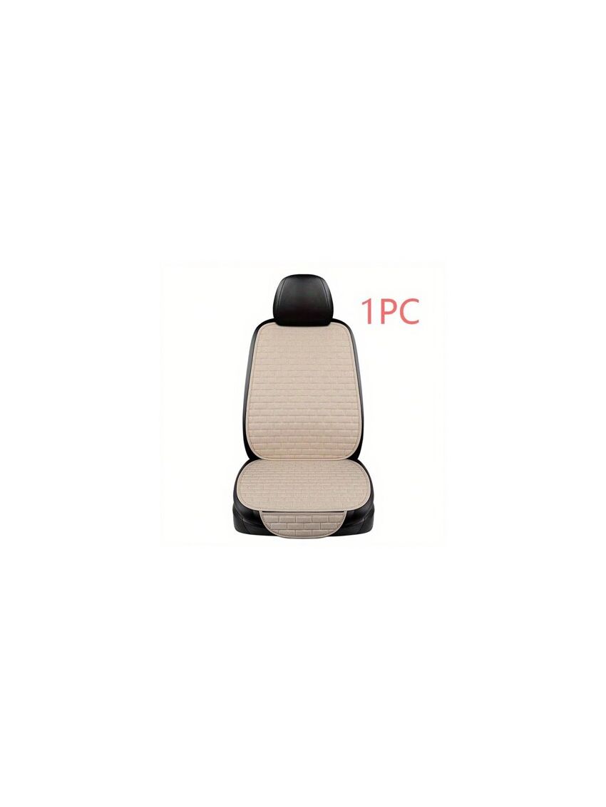 Car Seat Cover Flax Seat Protect Cushion Automobile Backrest Cushion Pad Covers Mat Four Seasons Universal for all seasons