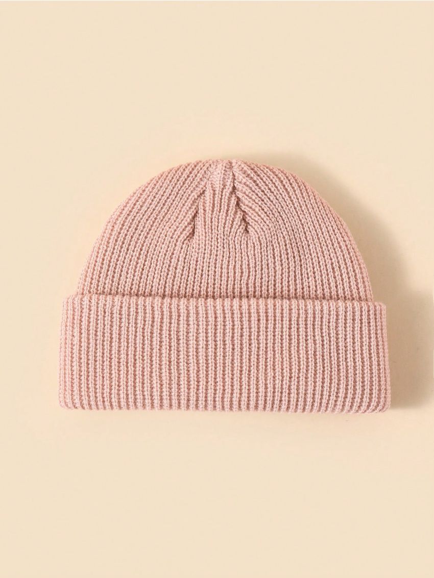 Simple Knitted Men's Flat Cap