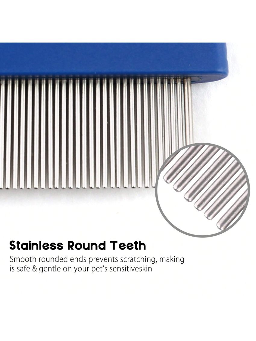 Flea Comb for Cat Dog, Pet Hair Removal Comb