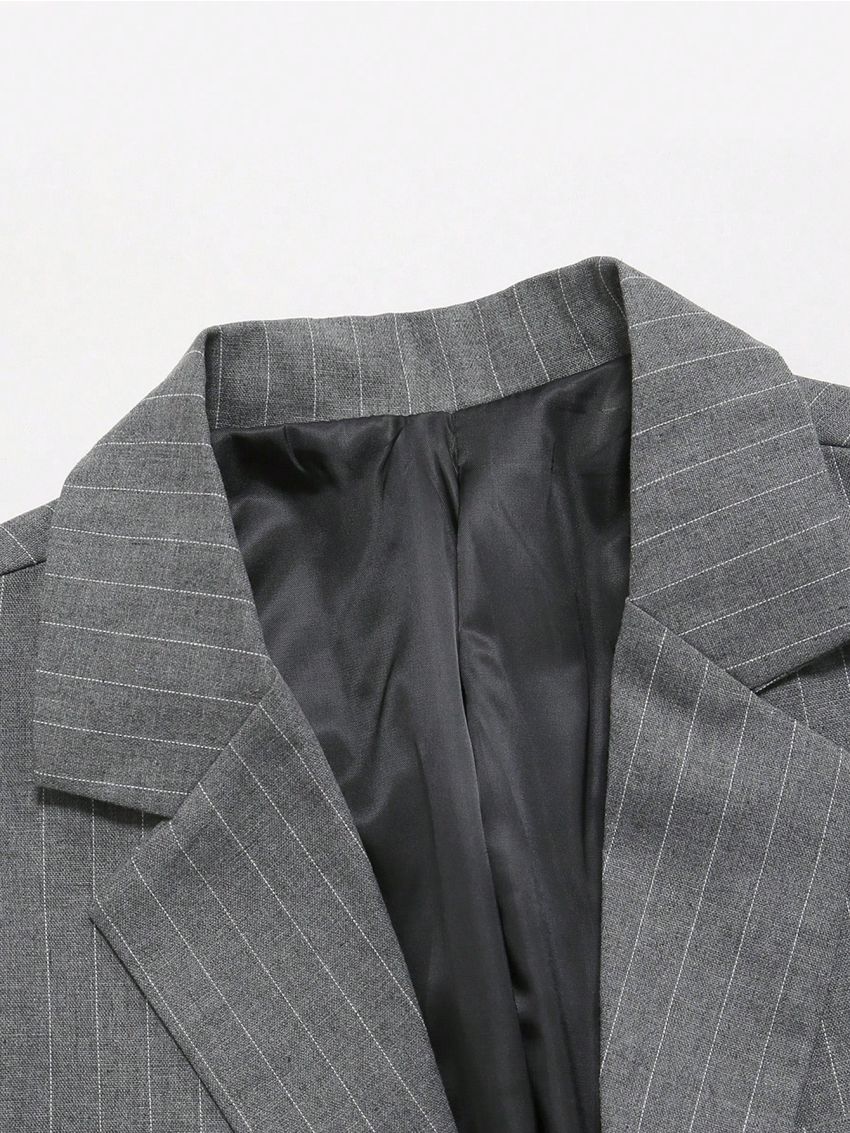 Manfinity Mode Men's Striped Suit Set