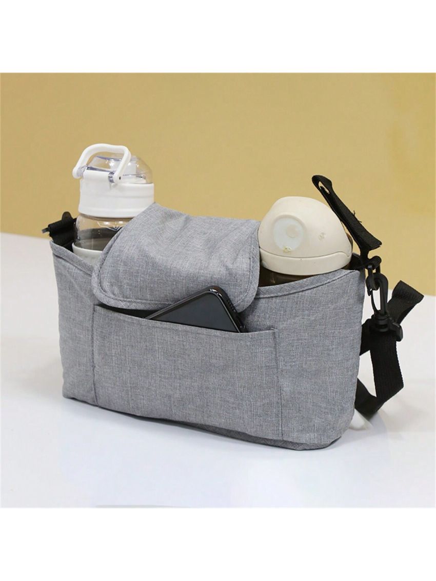 Baby Stroller Storage Bag; Multifunctional Large Capacity Children's Stroller Hanging Bag; Single-shoulder Mommy Bag Baby Stroller Bags