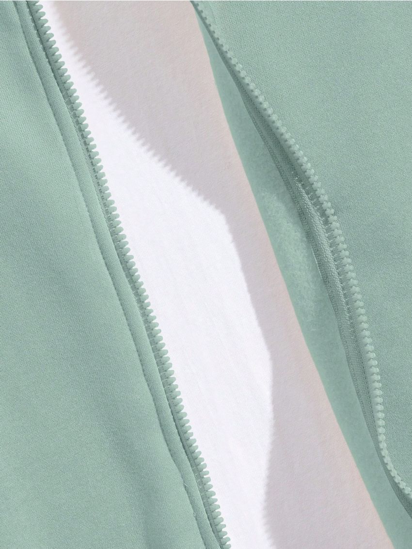 Men's Zip Fly Baseball Collar Sweatshirt