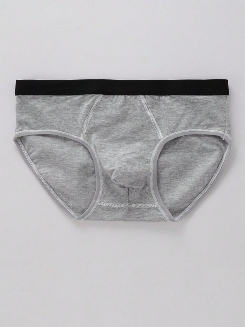 6pcs/set Teenage Boys' Boxer Briefs With Text And Woven Band