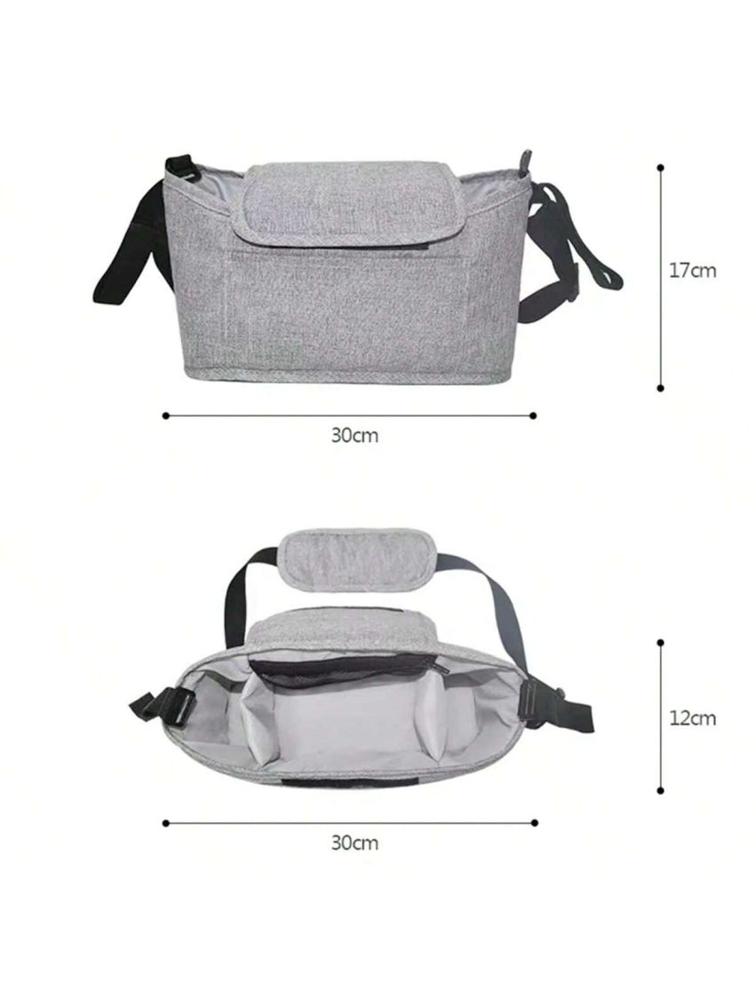 Baby Stroller Storage Bag; Multifunctional Large Capacity Children's Stroller Hanging Bag; Single-shoulder Mommy Bag Baby Stroller Bags