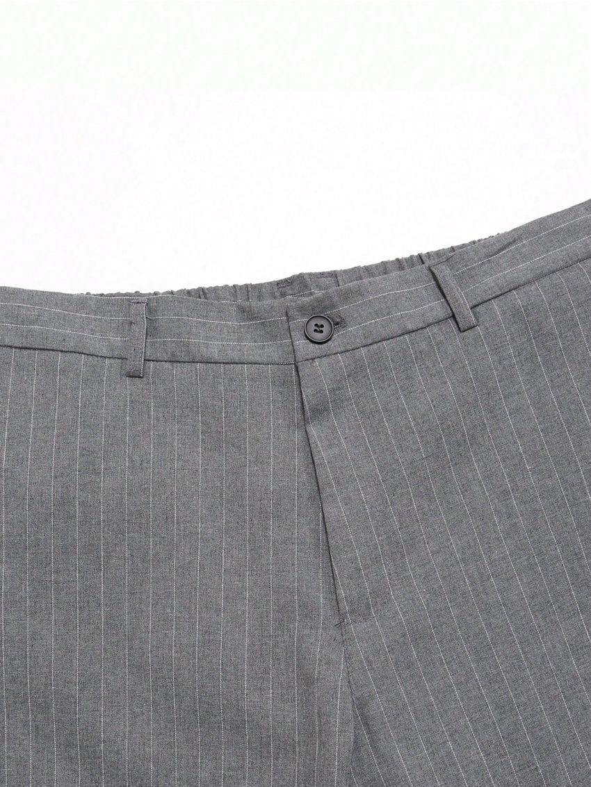 Manfinity Mode Men's Striped Suit Set