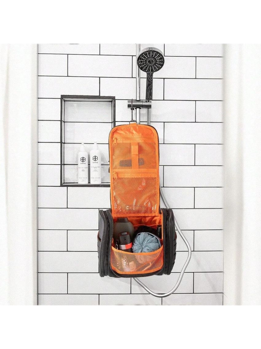 Tactical Hanging Toiletry Bag Dopp Kit For Men & Women. Perfect For Travel & Storage for Cosmetic, Clipper, Toothbrush, Shower, Shaving & Grooming Care. Best Overnight Toiletries Organizer Case