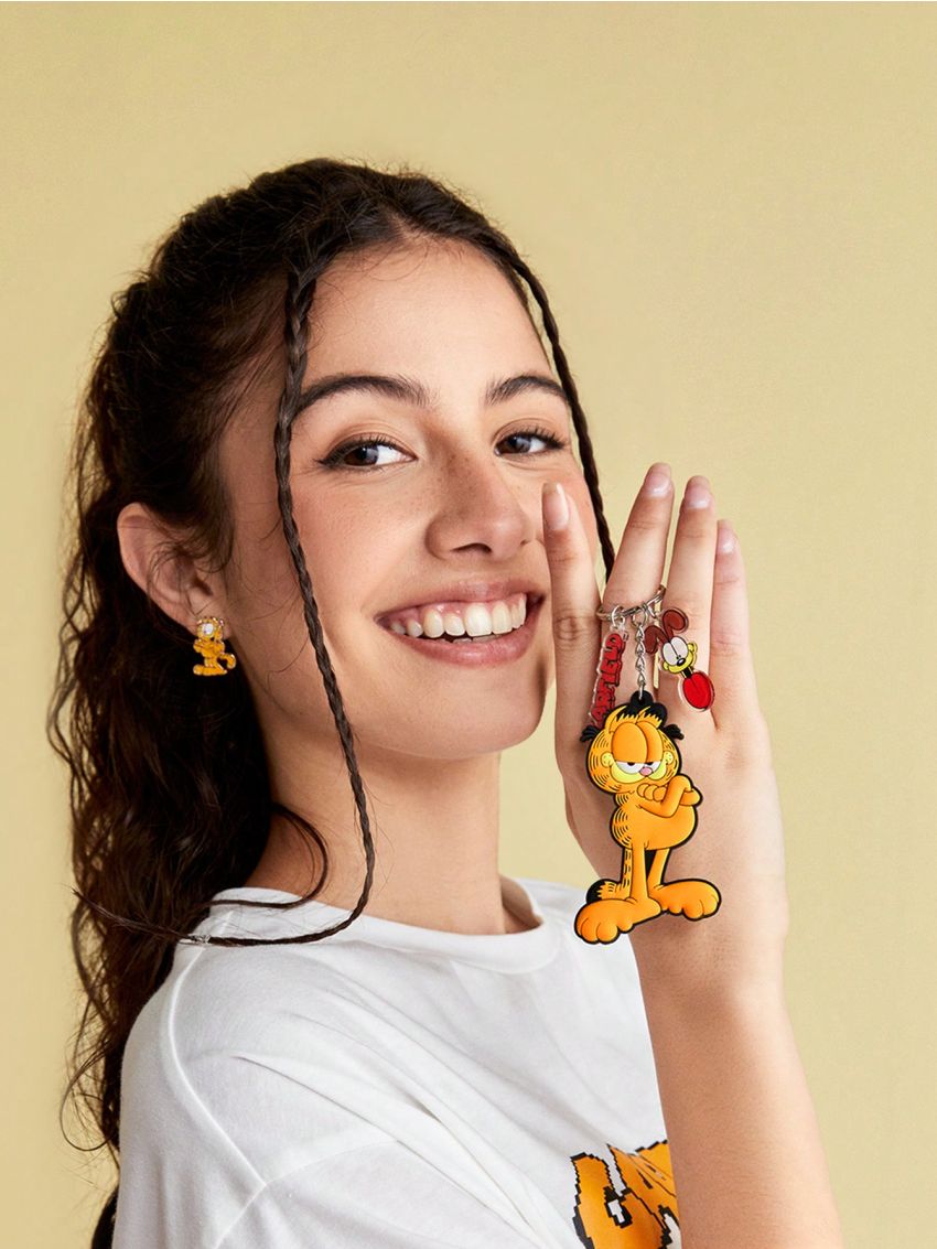 GARFIELD X SHEIN Classic Cute Keychain Bag Charm
