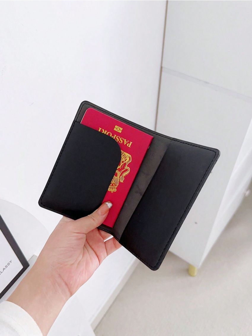 Pati Paints Vintage Sun And Cloud Design Leather Passport Cover, Unique Passport Holder