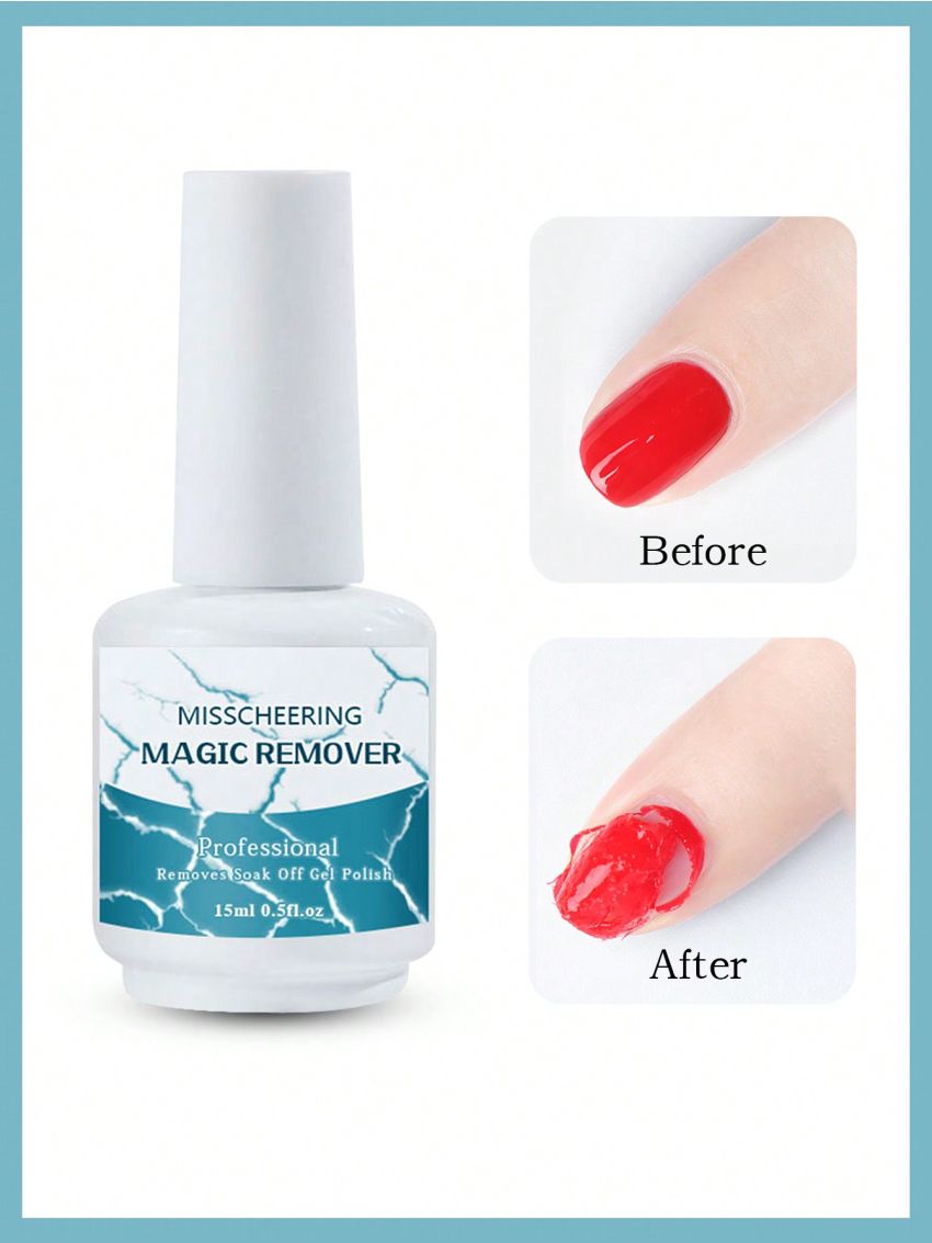 15ml Nail Polish Remover Gel With Smoothly & Safely Explosion Removal, No Harm To Nails