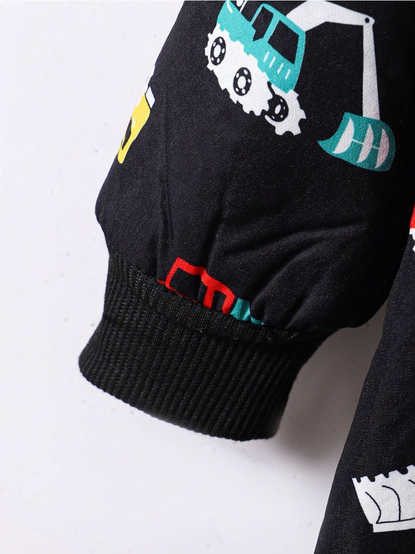 Infant Boys' Casual Printed Winter Jacket