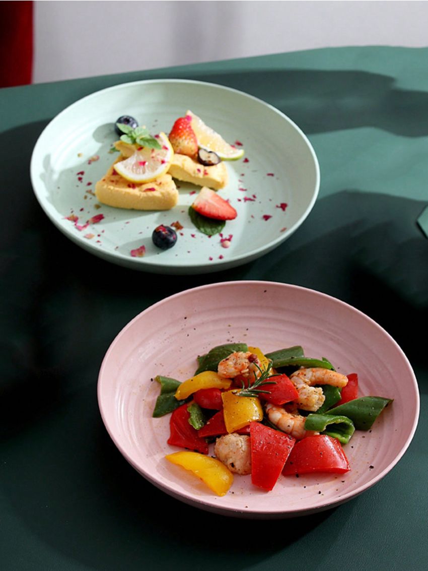 1pc Household Plate For Western-style Food, Snack, Fruit, Bone-shaped