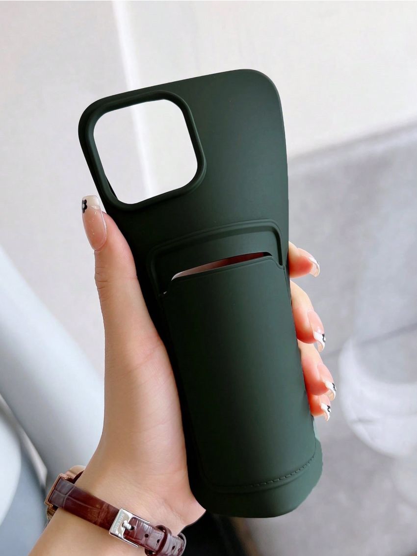 Tpu Integrated Card Holder Case For Iphone