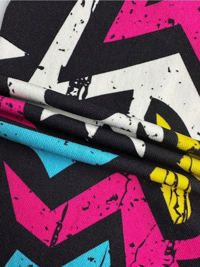 Colorful Printed Tight-Fit Sports Leggings