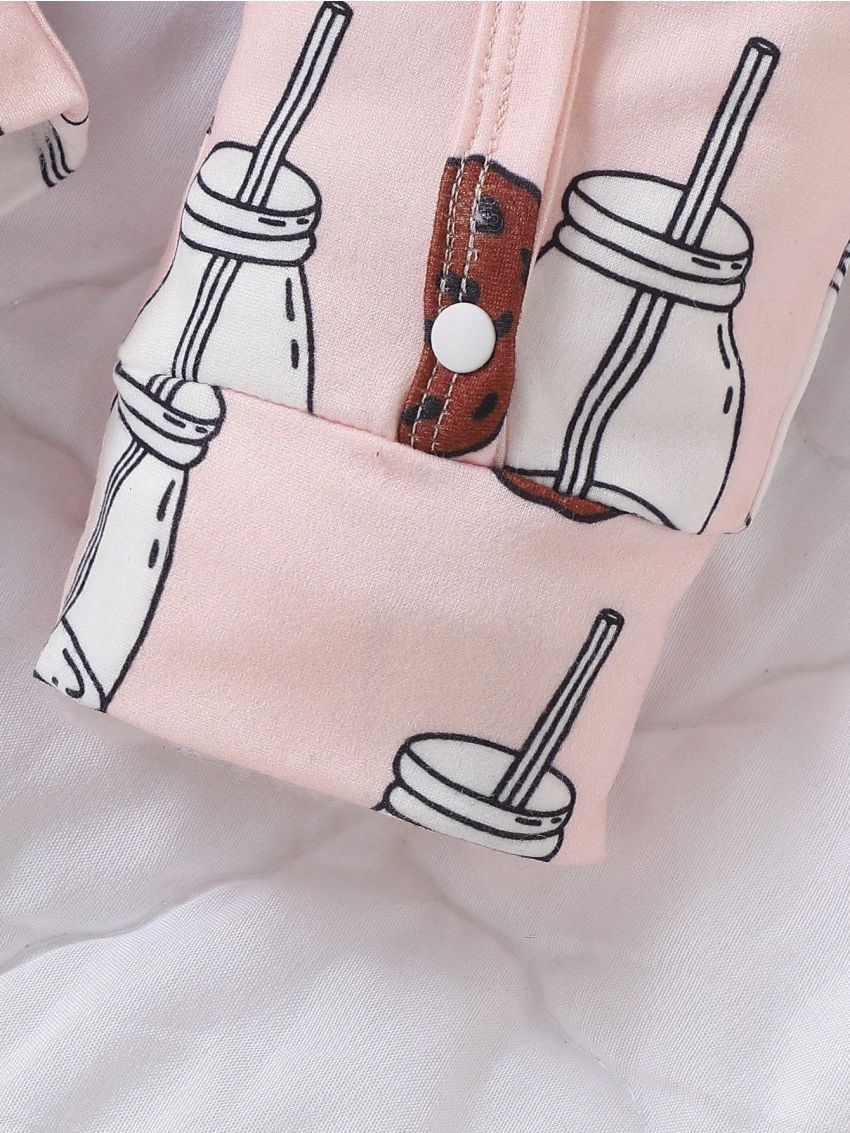 Baby Boy Milk & Cookies Print