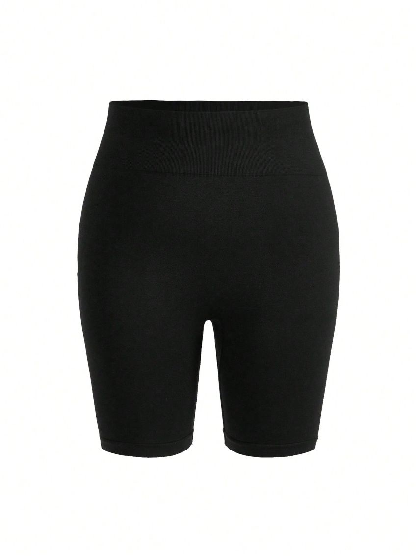 Yoga Basic Plus Size Tie-Dye Sports Shorts