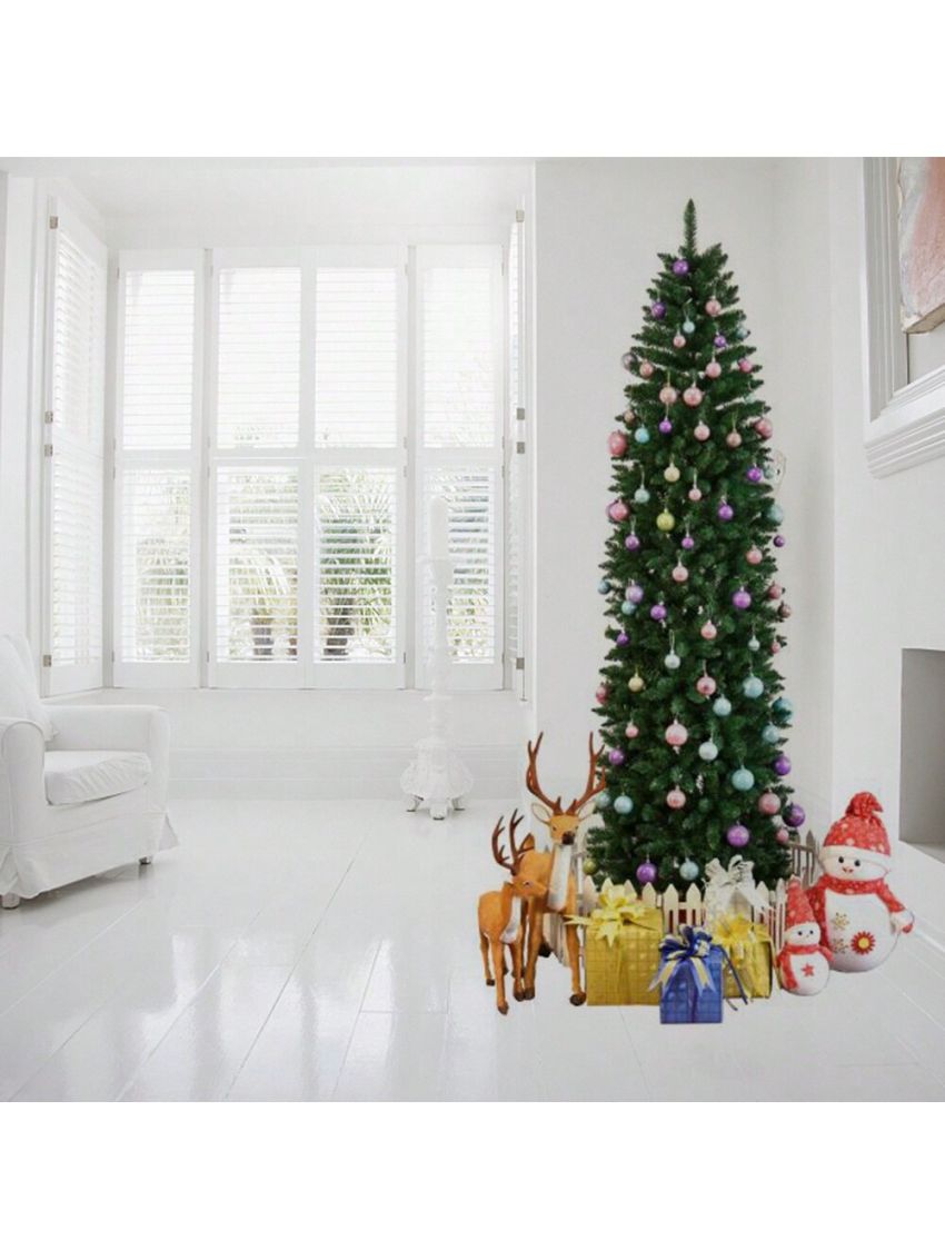 7.5ft Pointed PVC Pen Holder Christmas Tree