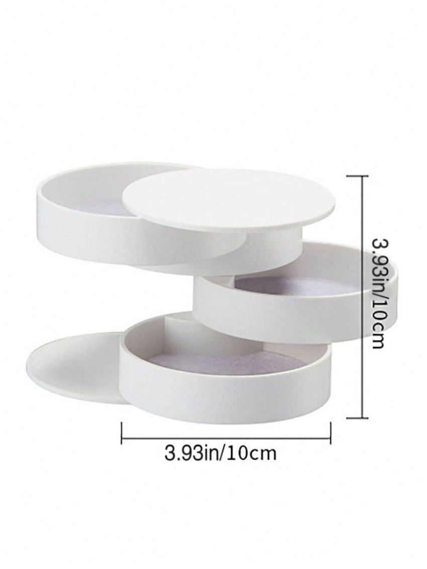 Rotating Multi-layer Dustproof Desktop Storage Box