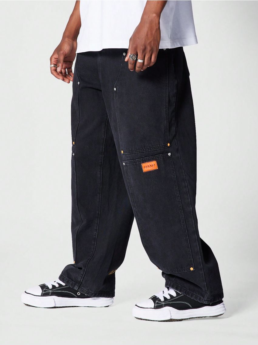 SUMWON Loose Fit Carpenter Jean