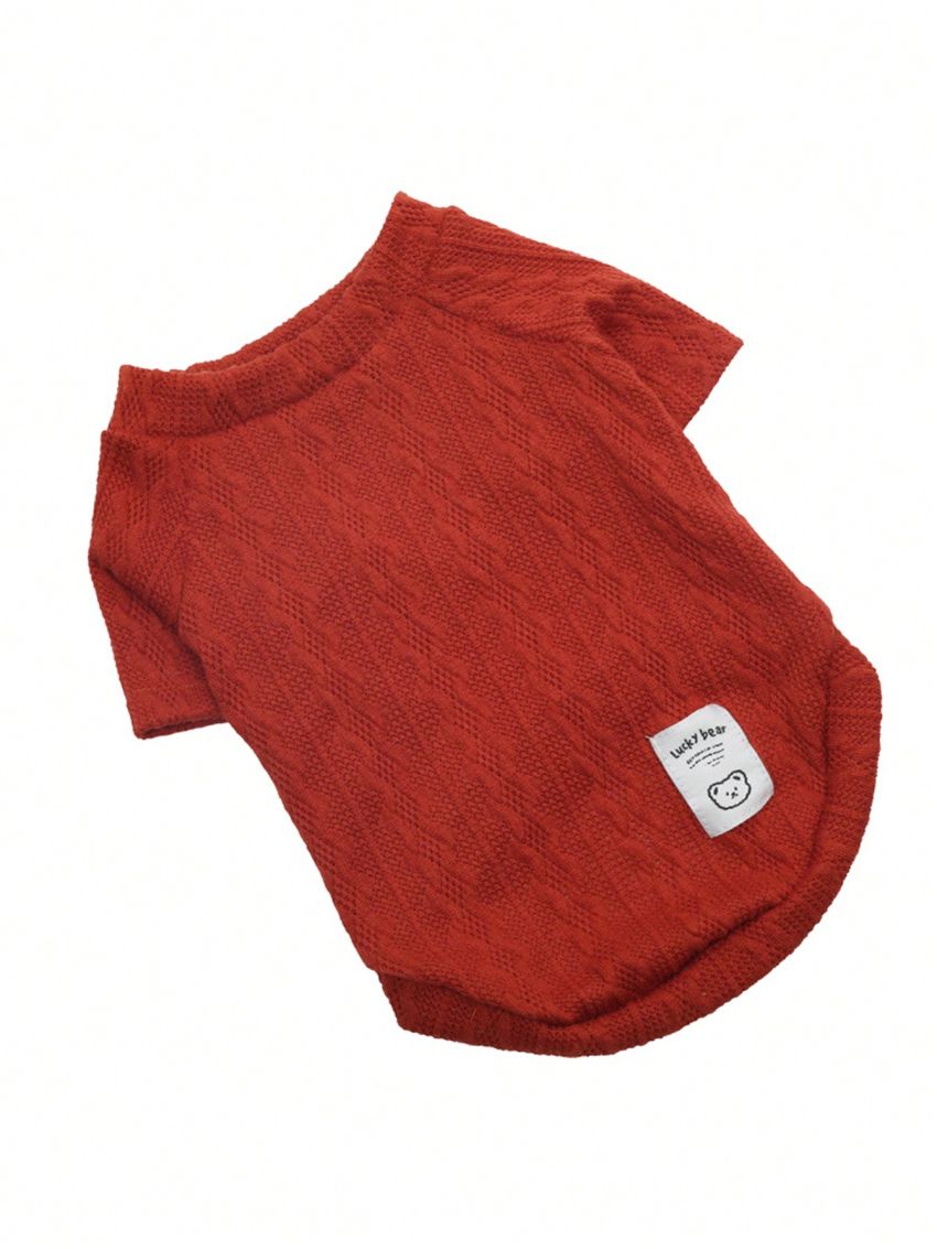 Pet Clothes Warm Knitted Sweater For Teddy, Bichon And Other Small Dogs, Autumn/winter