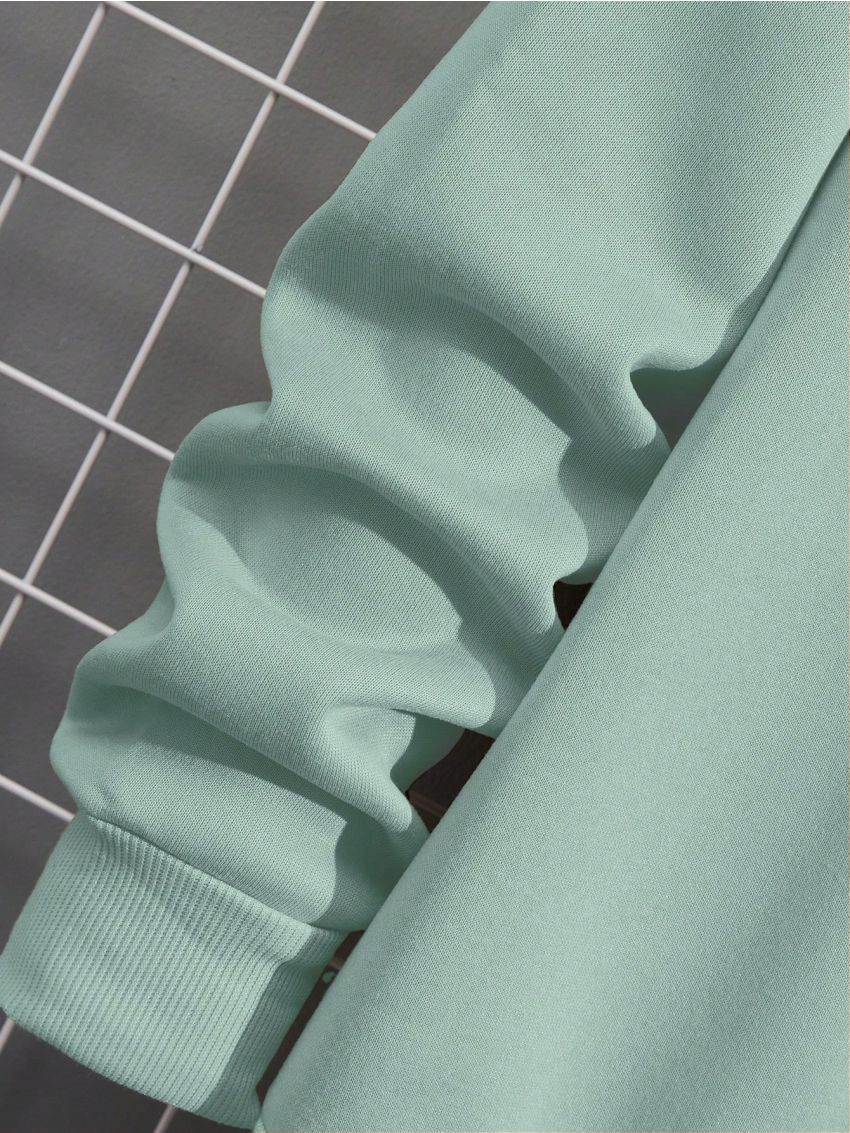 Men's Zip Fly Baseball Collar Sweatshirt