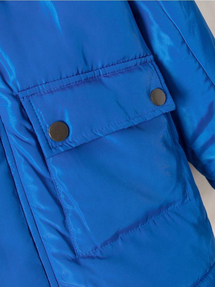 SHEIN Kids SPRTY Boys' (little) Hooded Coat With Collar