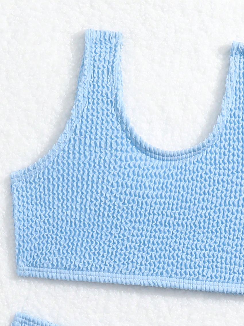 Baby Swimsuit Unisex Style Two Piece Swimwear, Made With Soft Textured Ribbing Fabric