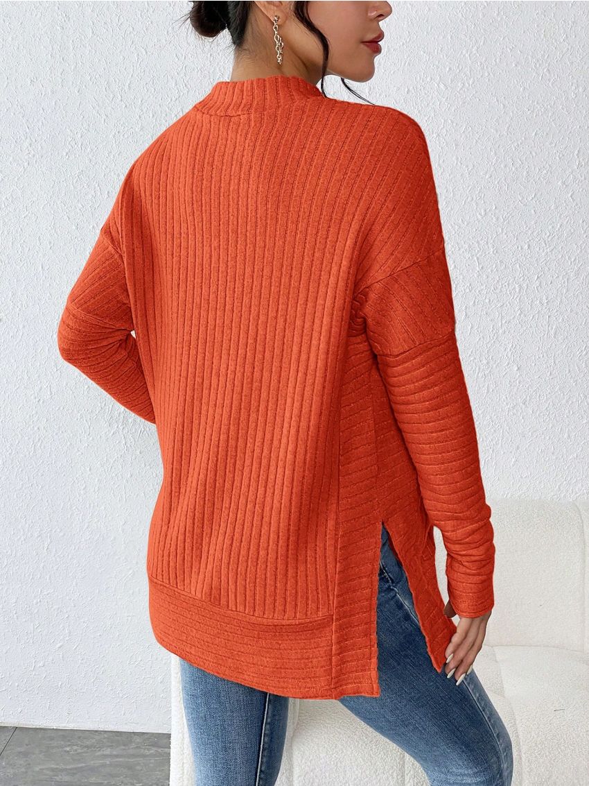 SHEIN Maternity Side Slit Pit Strip T-shirt