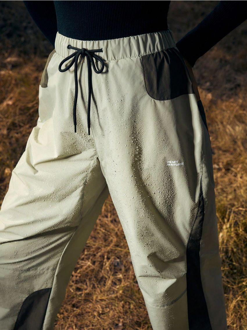 In My Nature Women's Outdoor Pants With Drawstring Waist & Letter Print