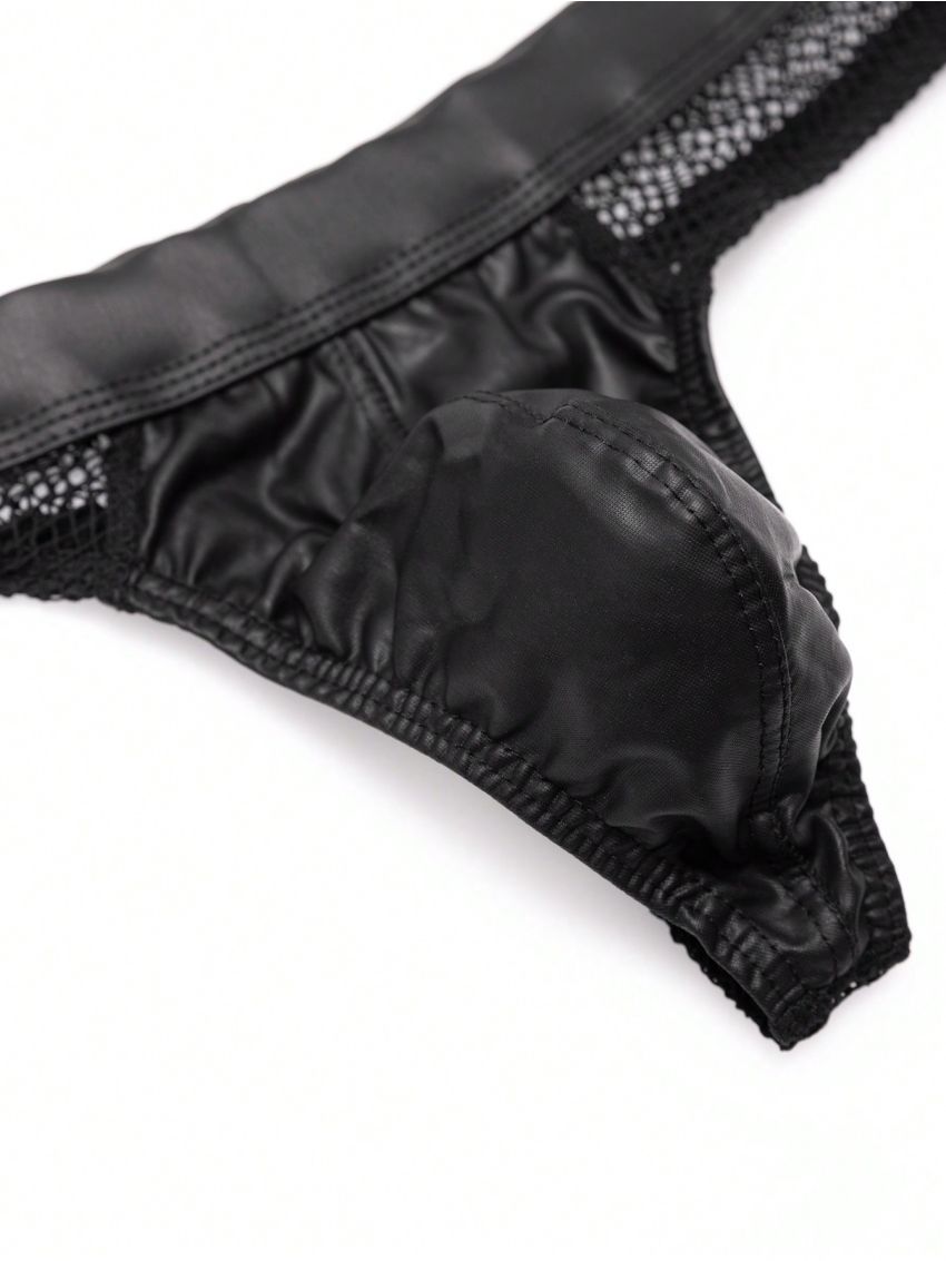 Men'S Fishnet Splice Sexy Underwear